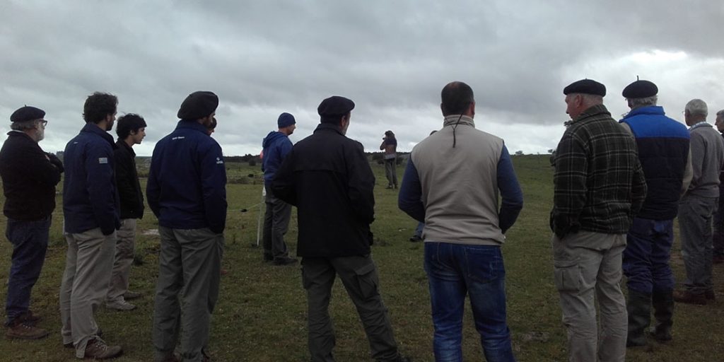 Jornada de campo en el establecimiento La Cristina